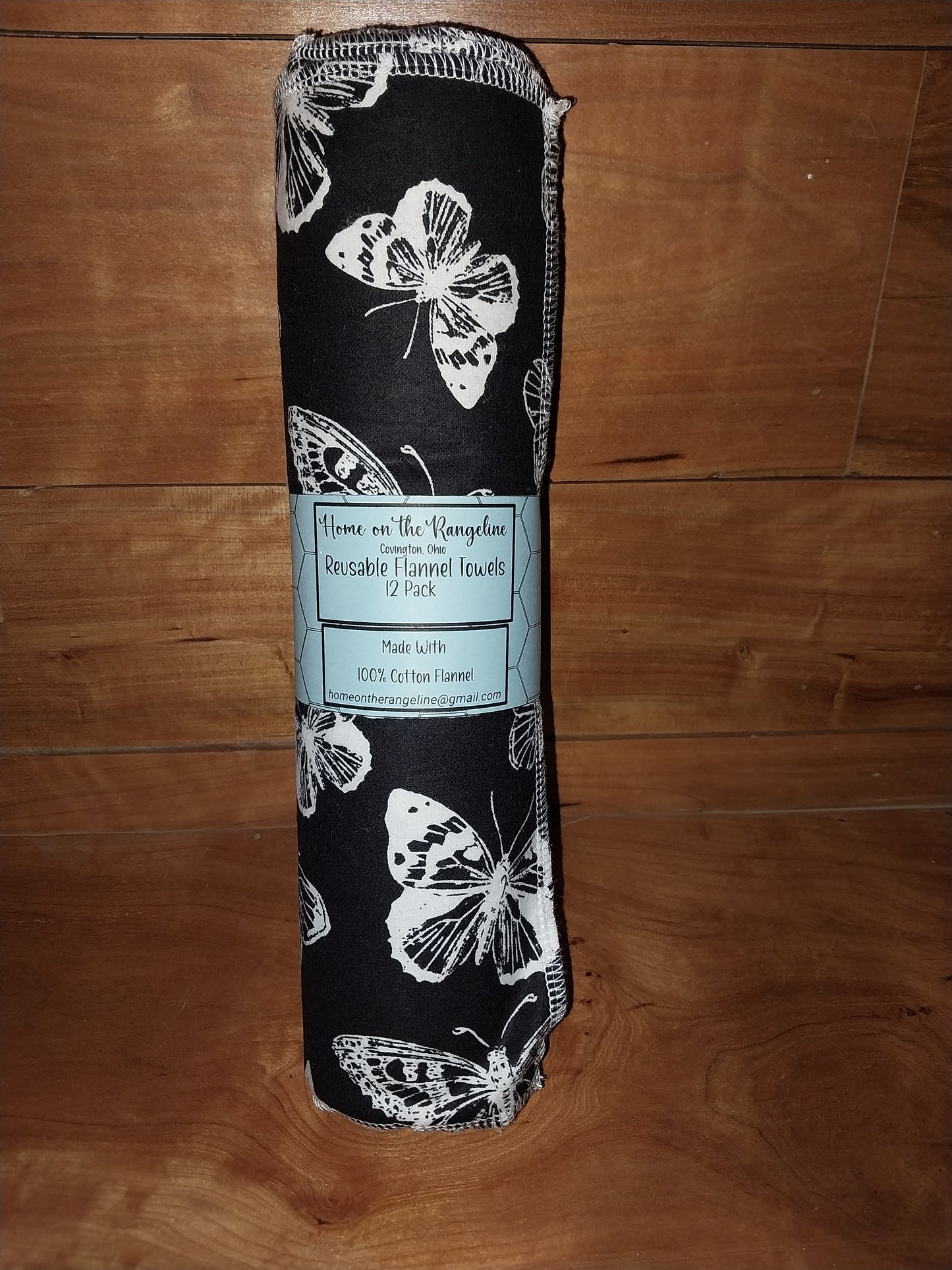 Pre-Rolled 12-Pack Flannel Towels