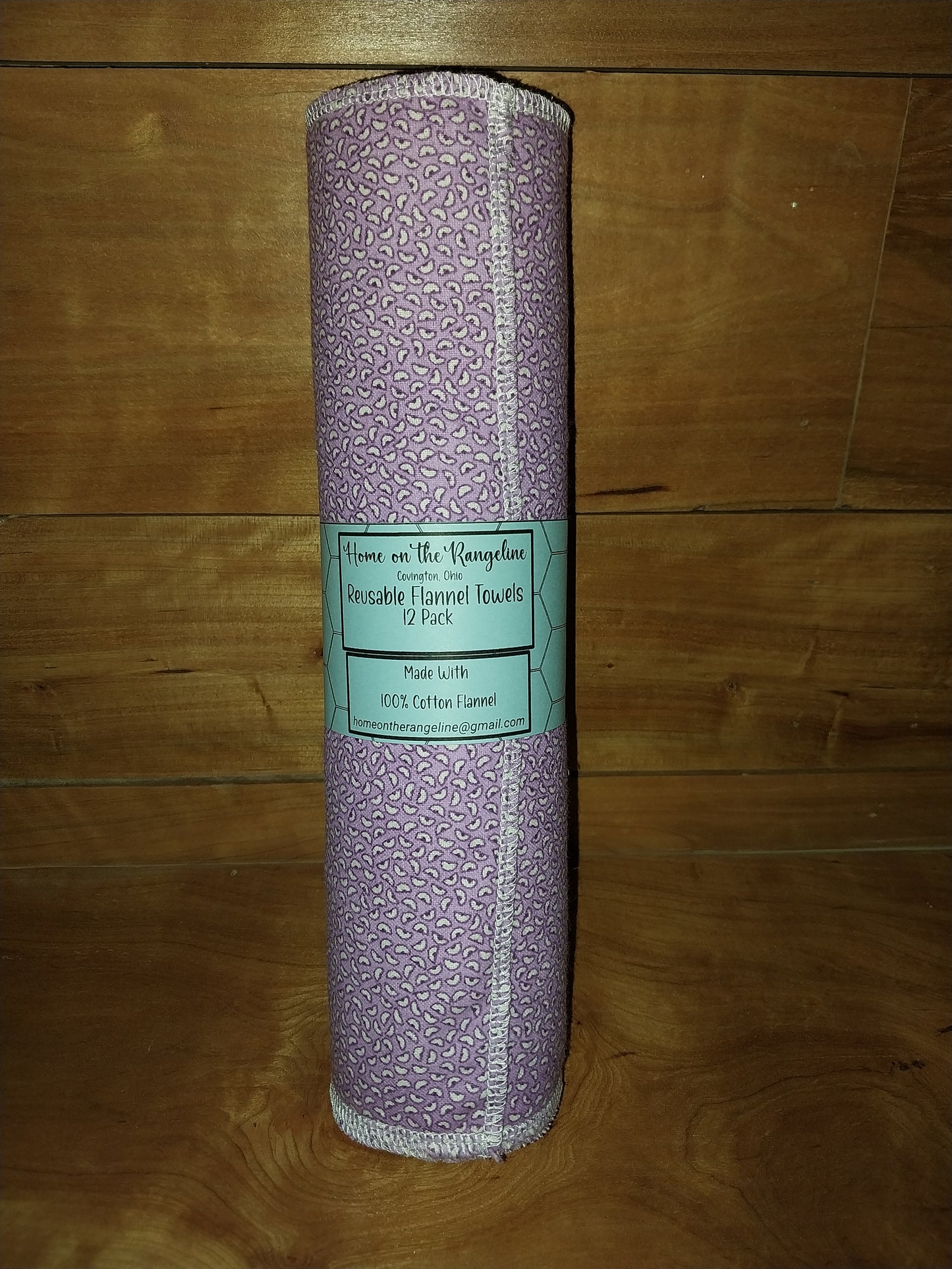 Pre-Rolled 12-Pack Flannel Towels