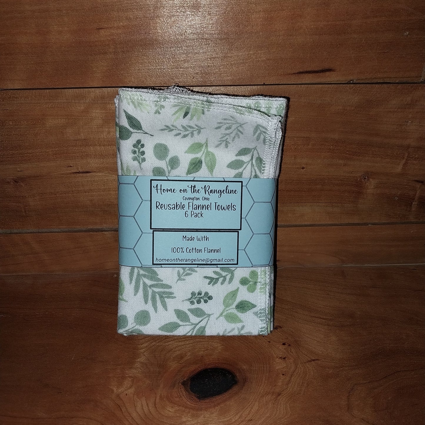 Pre-Packaged 6-Pack Flannel Towels