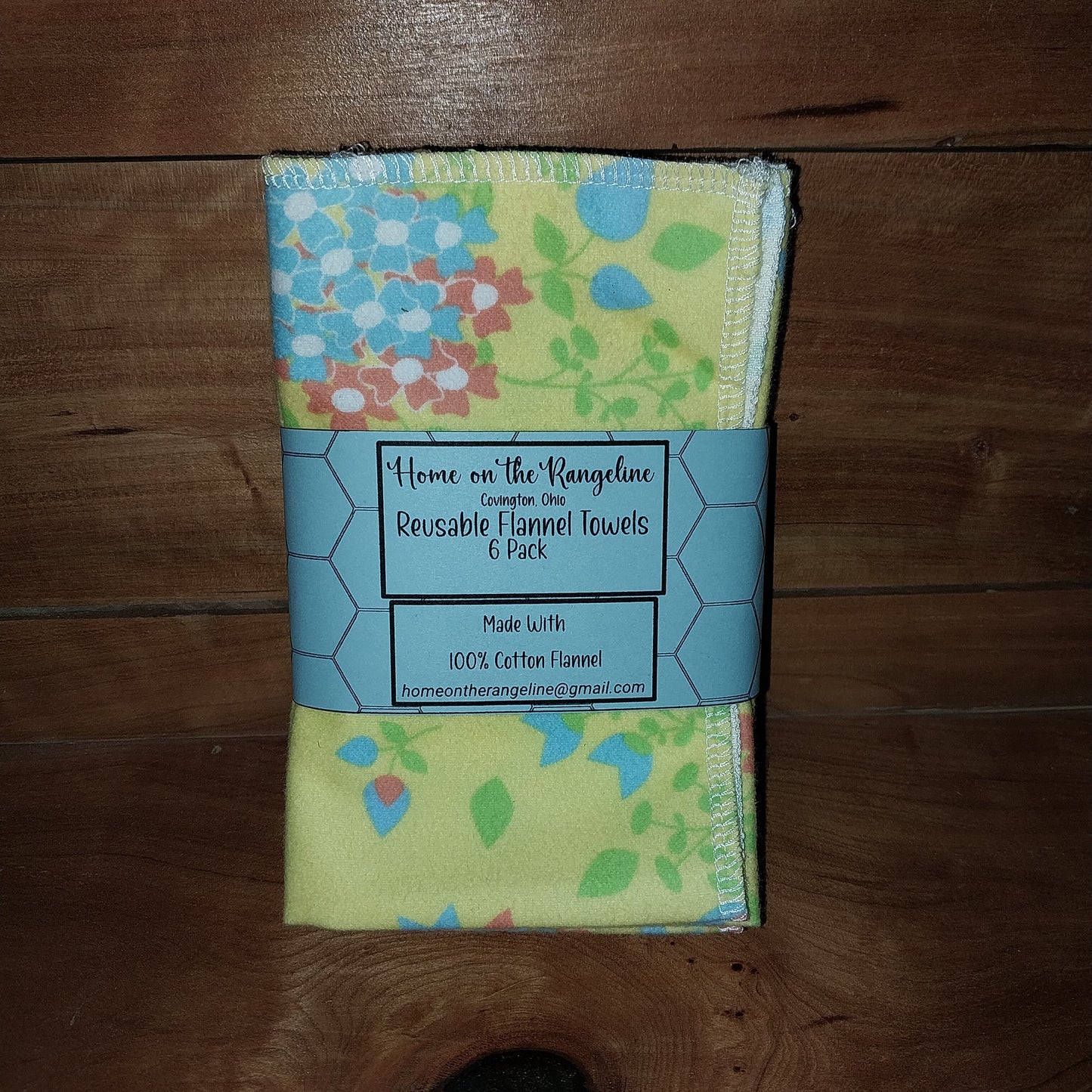 Pre-Packaged 6-Pack Flannel Towels