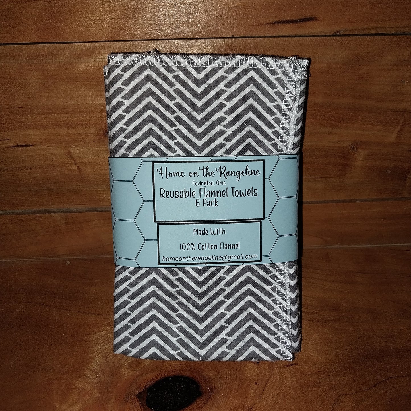 Pre-Packaged 6-Pack Flannel Towels