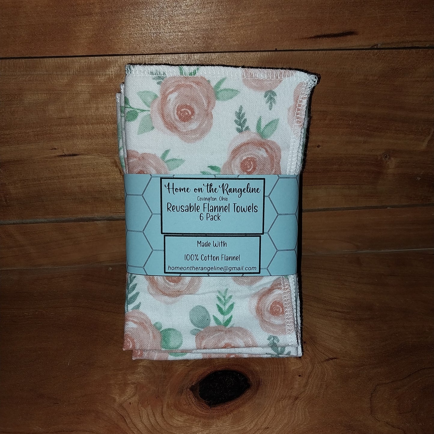 Pre-Packaged 6-Pack Flannel Towels