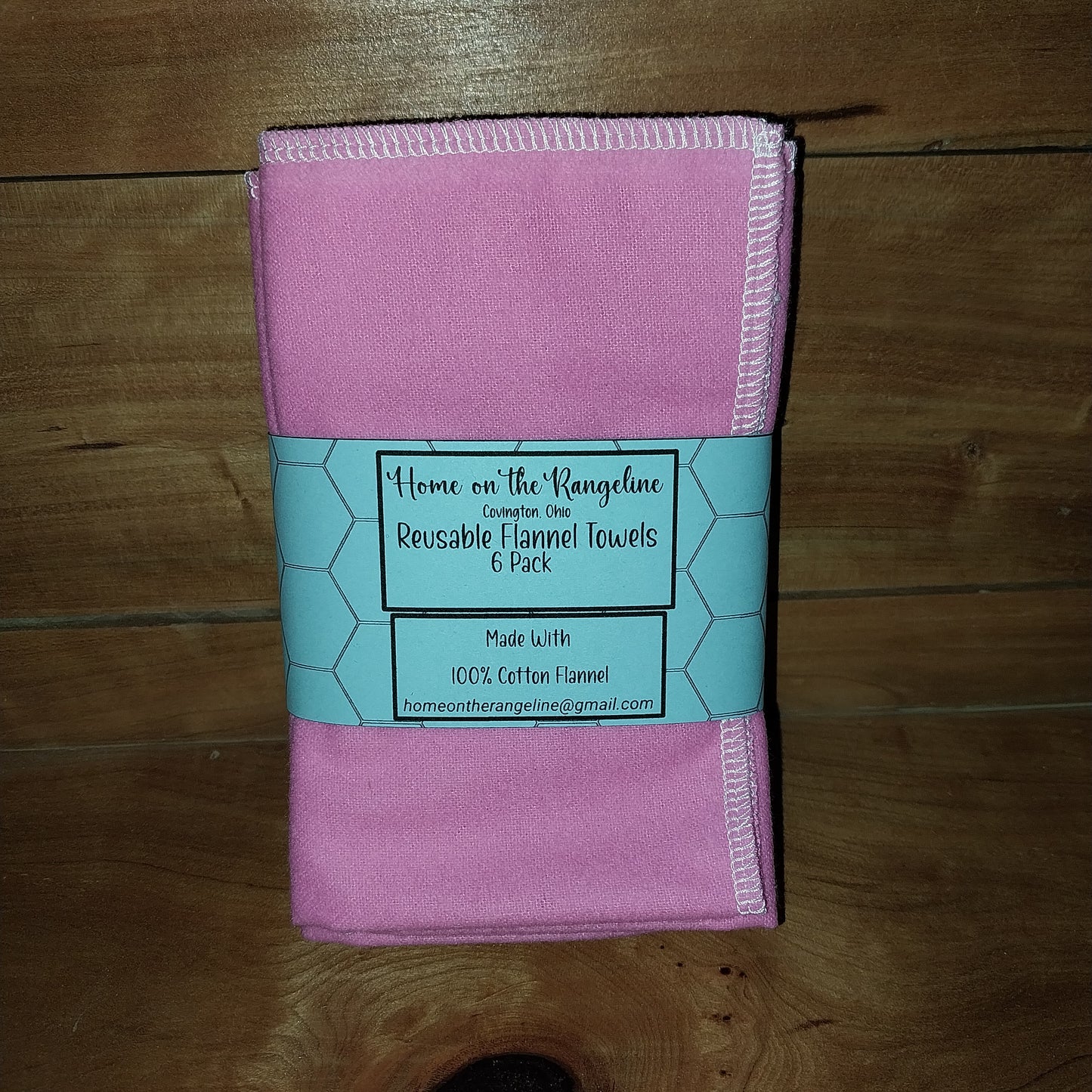 Pre-Packaged 6-Pack Flannel Towels