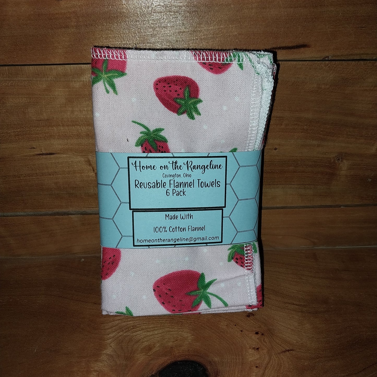 Pre-Packaged 6-Pack Flannel Towels