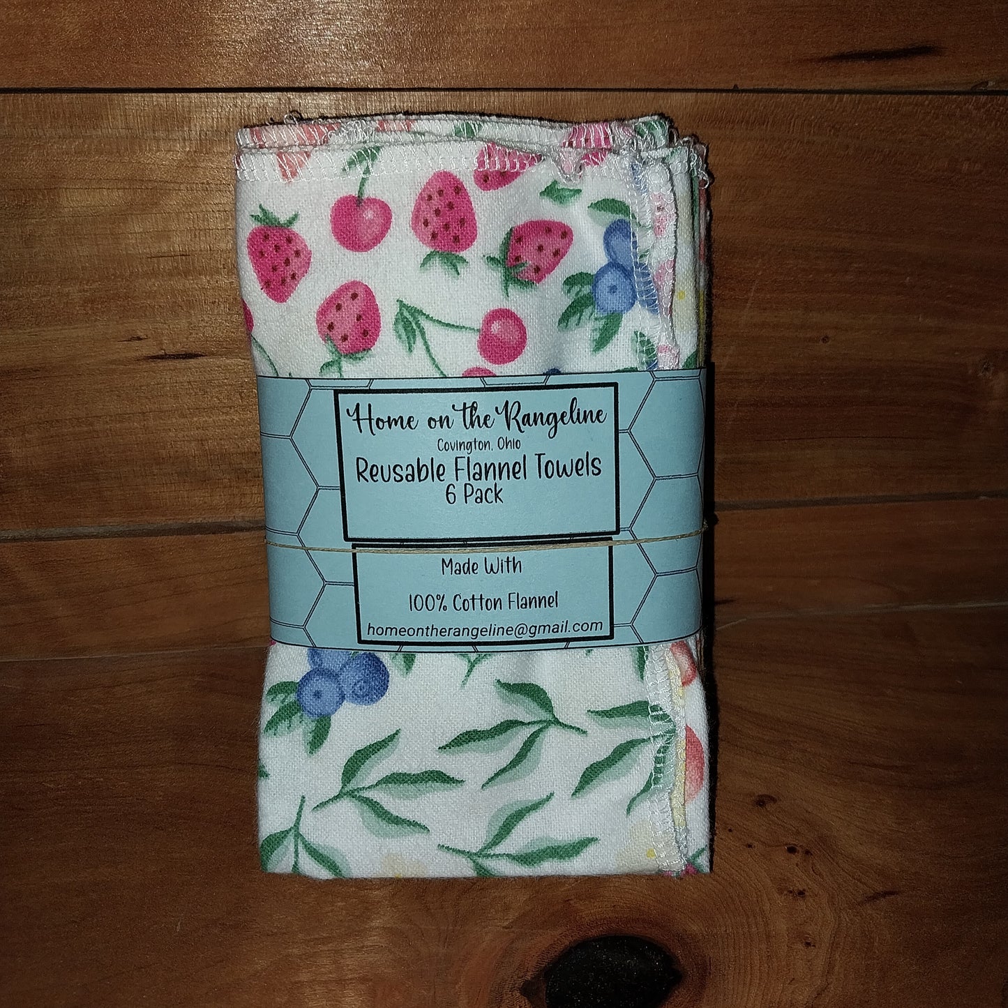 Pre-Packaged 6-Pack Flannel Towels