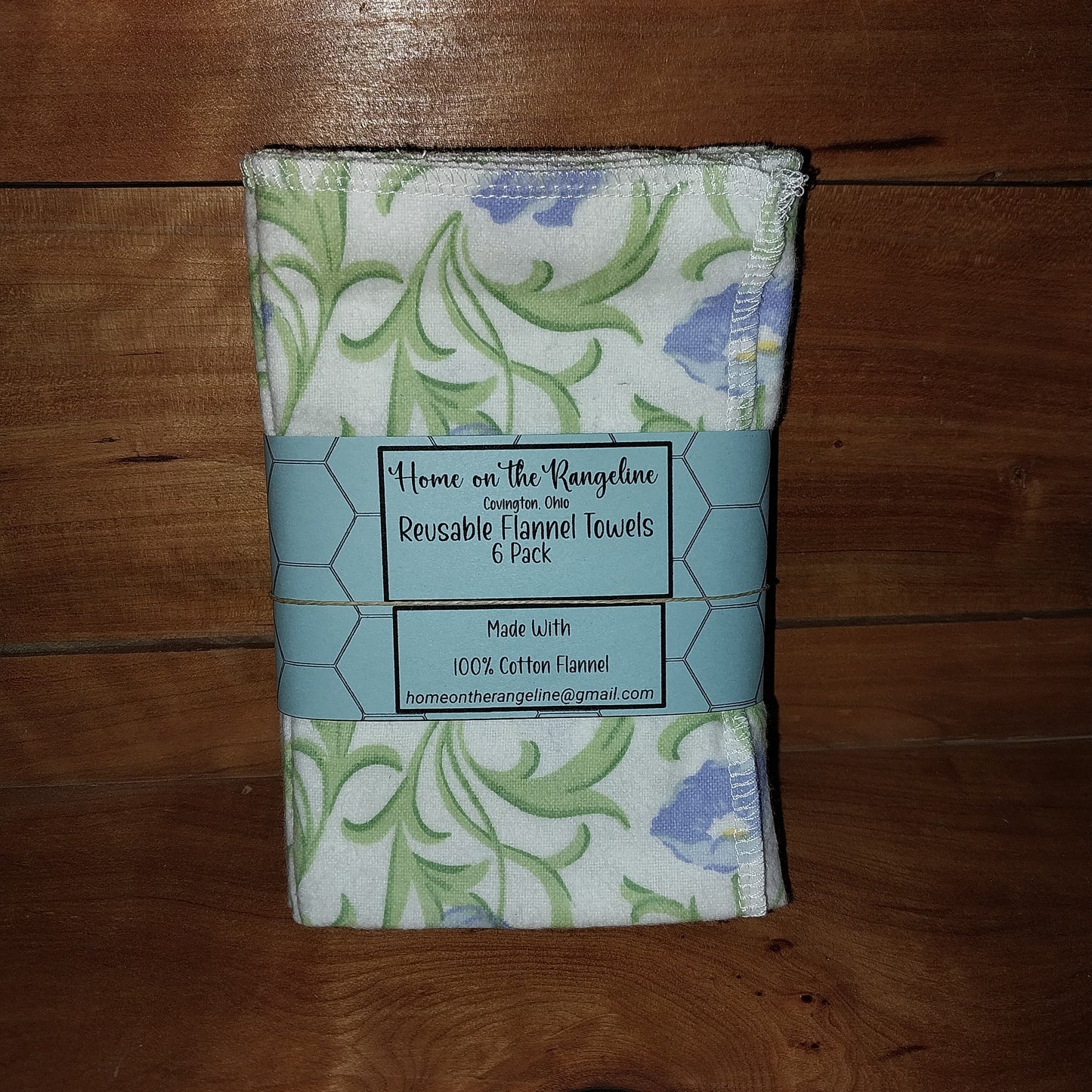 Pre-Packaged 6-Pack Flannel Towels