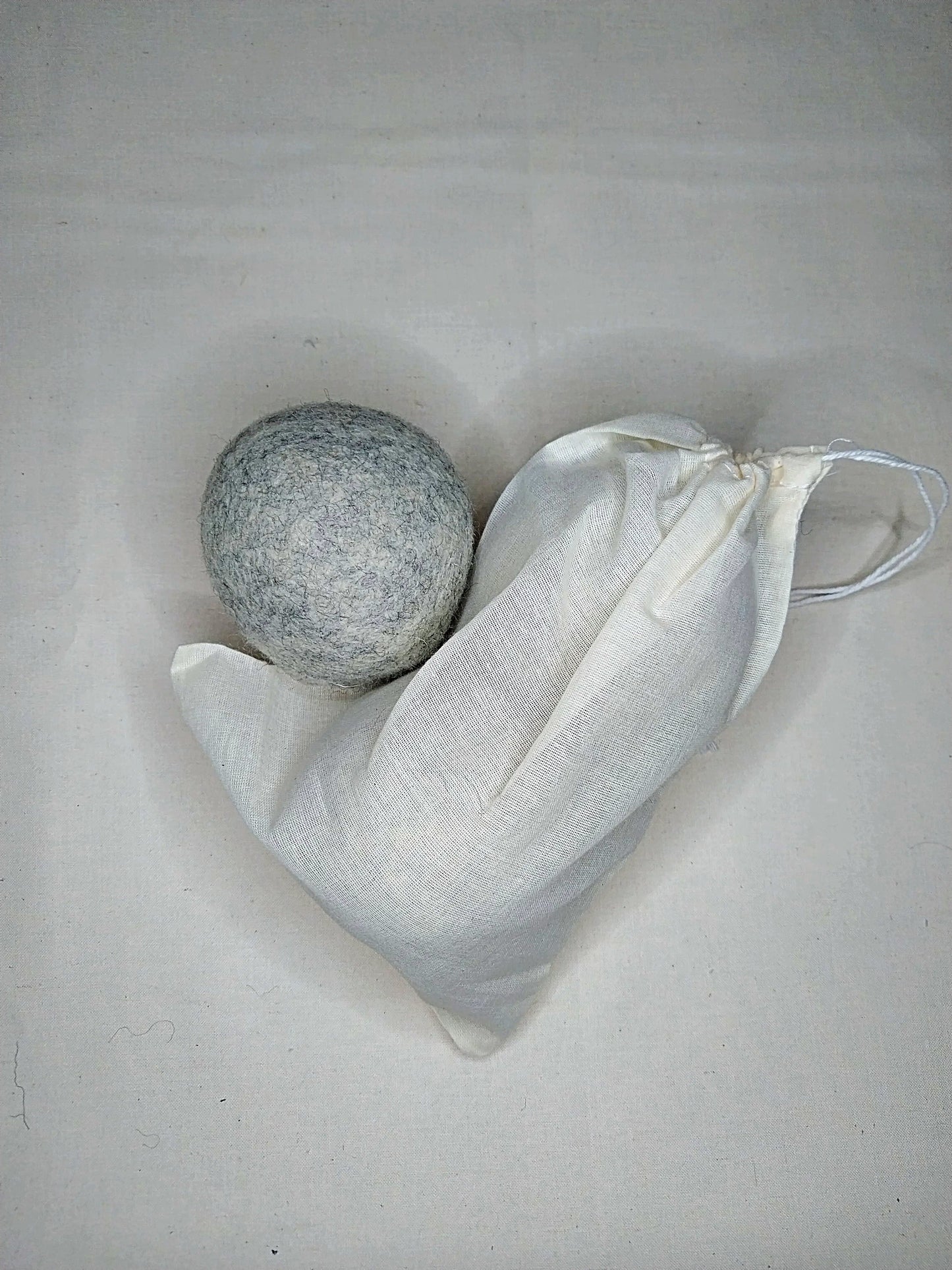 Wool Dryer Balls (2 Pack, White or Gray)